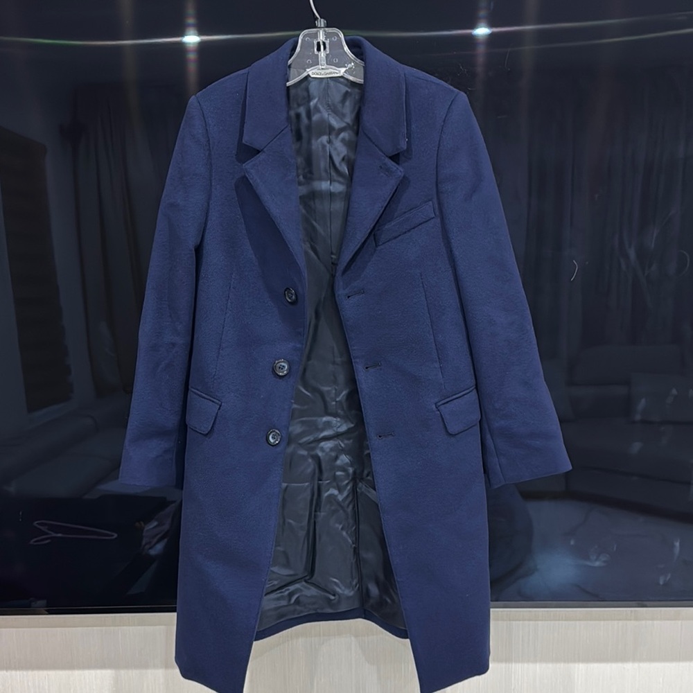 Boys Navy Coat